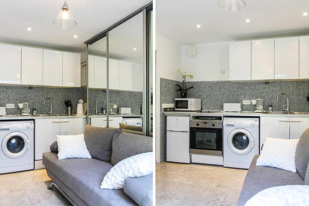 Appartement Lumineux Avec Terrasse Jardin Et Acces Piscine Вильфранш-сюр-Мер Экстерьер фото