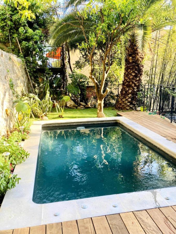 Appartement Lumineux Avec Terrasse Jardin Et Acces Piscine Вильфранш-сюр-Мер Экстерьер фото