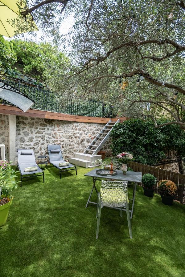 Appartement Lumineux Avec Terrasse Jardin Et Acces Piscine Вильфранш-сюр-Мер Экстерьер фото